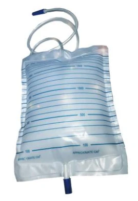 Disposable urine drainage bag
